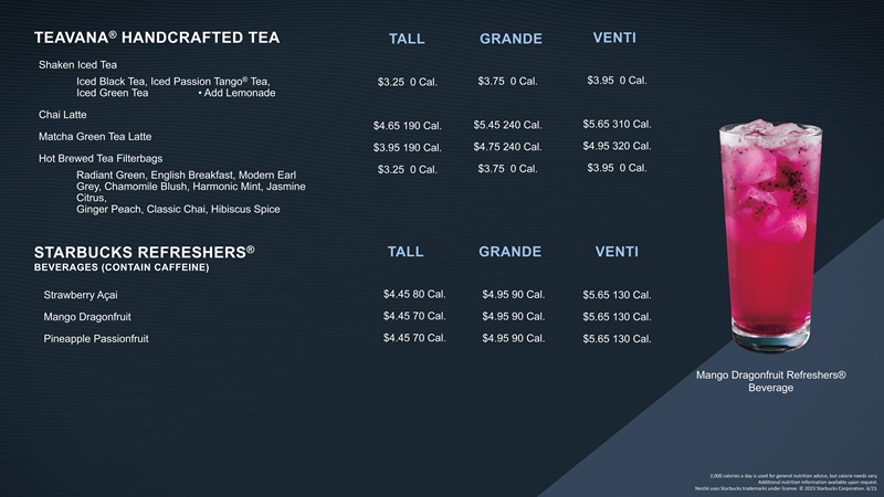 Plano coffee shop menu page 2